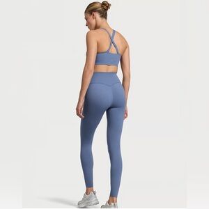 Victoria’s Secret Periwinkle Knockout Tights Leggings with Mesh Accents